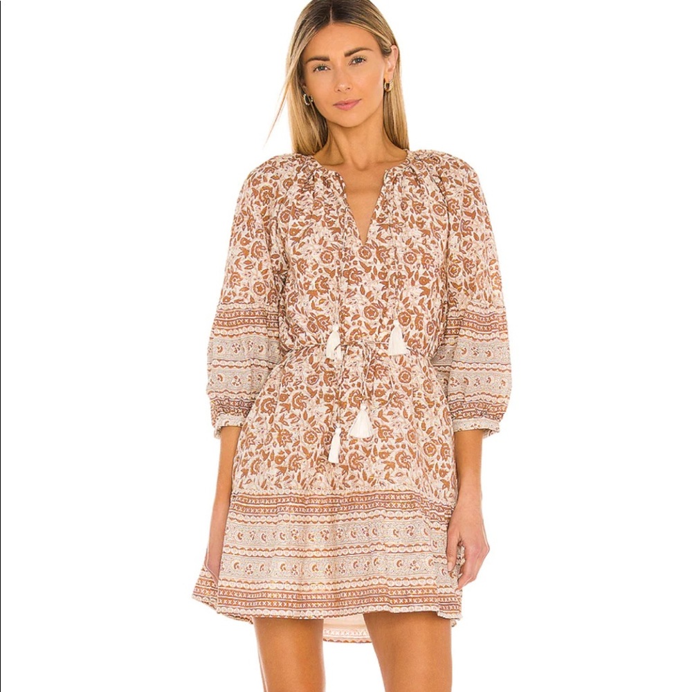Cleobella rosy mini dress in Tamil block print REVOLVE